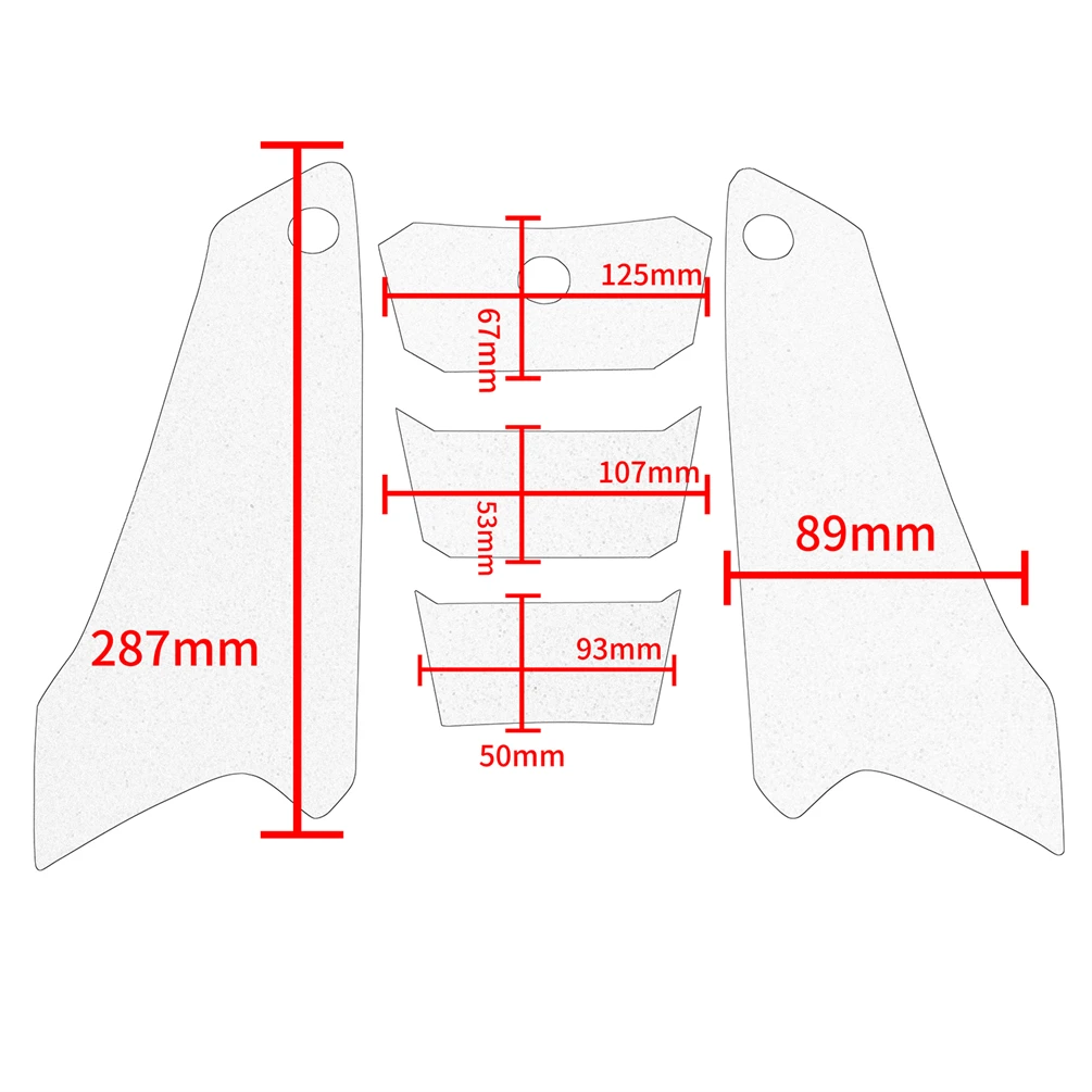 Motorcycle Protector Anti Slip Tank Pad Sticker Gas For Honda CB650R CBR650R 2019-2023 2022 2021 CB CBR 650R Knee Grip Traction