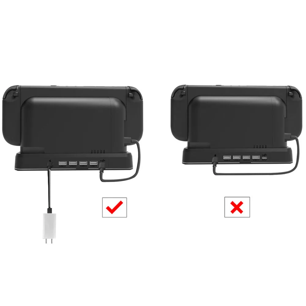 For Switch 2 pro Controller Charging Dock with RGB Lighting for Switch 2 Console Base