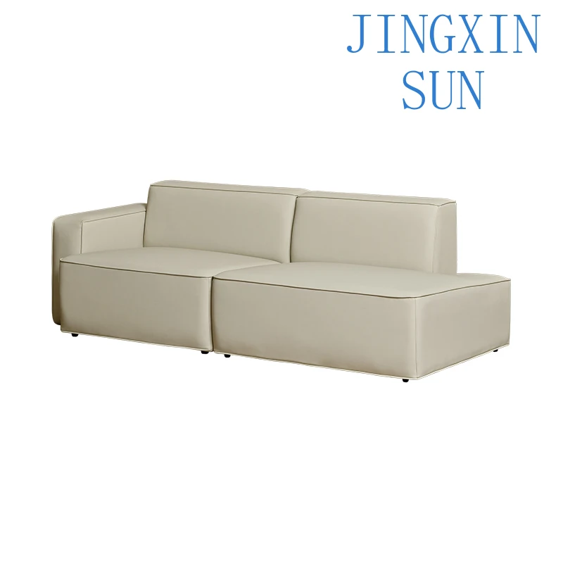 Nordic retro sofa, living room tofu block waterproof sofa