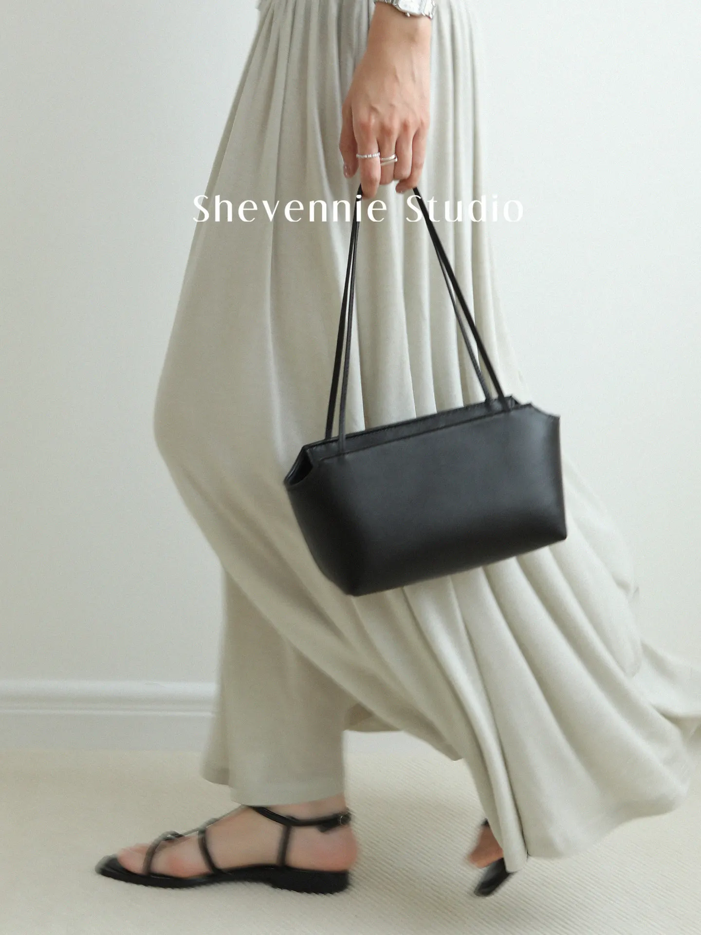 

Soek 2026 New Summer Lightweight Imported Lambskin Envelope Mini Tote Bag, Shoulder Underarm Handbag