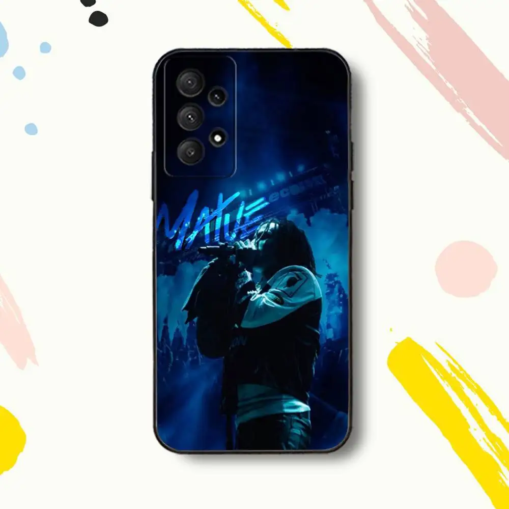 حافظة هاتف Singer M-Matue 333 AlbumS لهاتف سامسونج جالاكسي A 80,72,73,91,53,22,51,52,5G,Plus,J,Note غطاء أسود ناعم #4