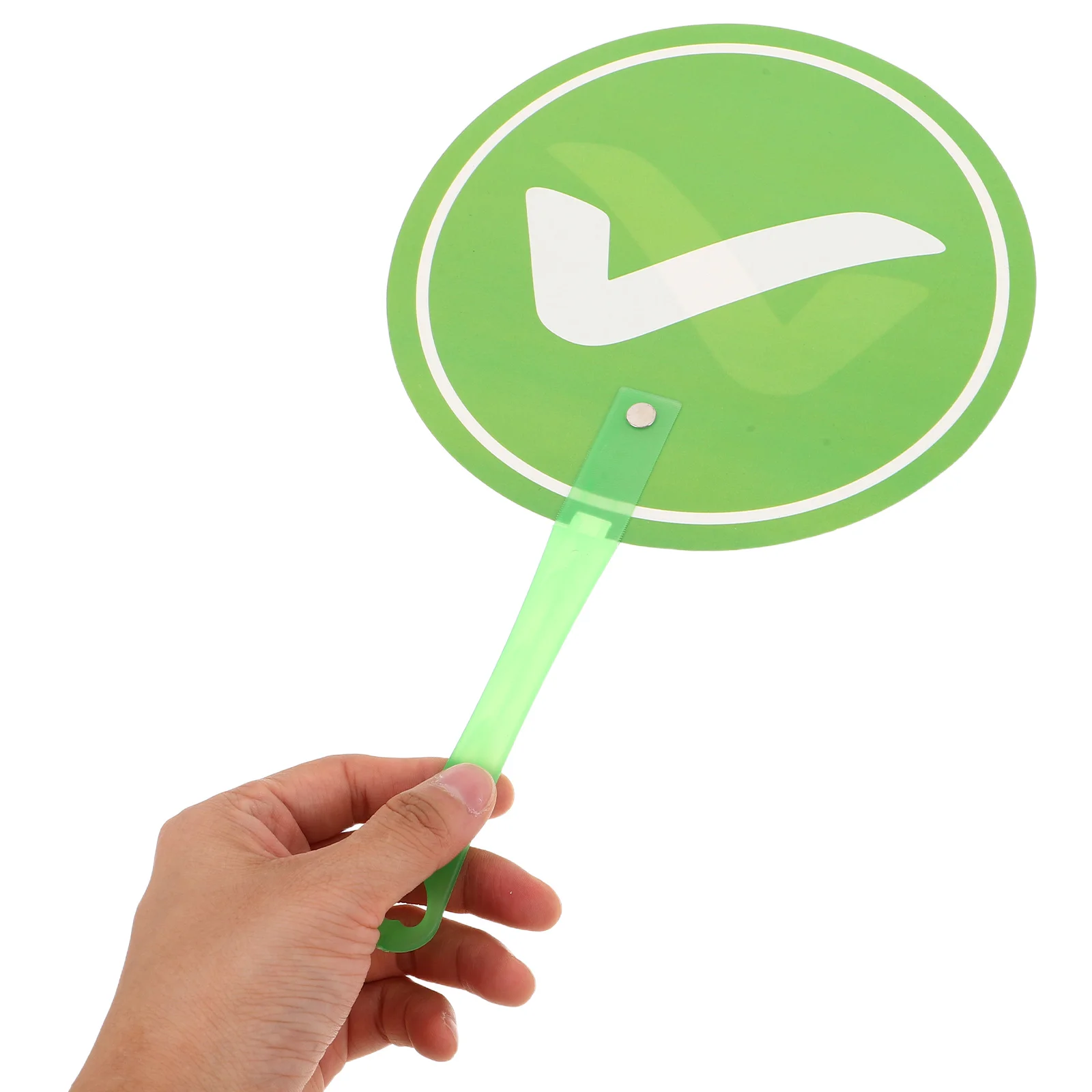 

4 Pcs Interactive Hand Holding Sign Classroom Judging Board Answer Paddle for Teacher Portable Game Plastic Student Prop
