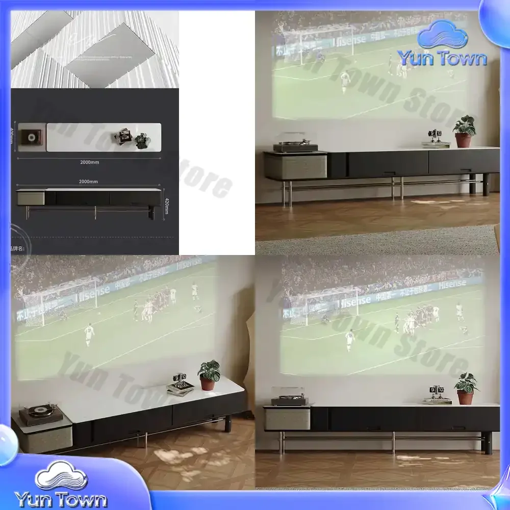 Universelle Moderne TV-Ständer Mid-Century Display-Kaffeetisch Unterhaltungs-TV-Tisch mit Schubladen Wohnzimmer Nordische Möbel Trendig