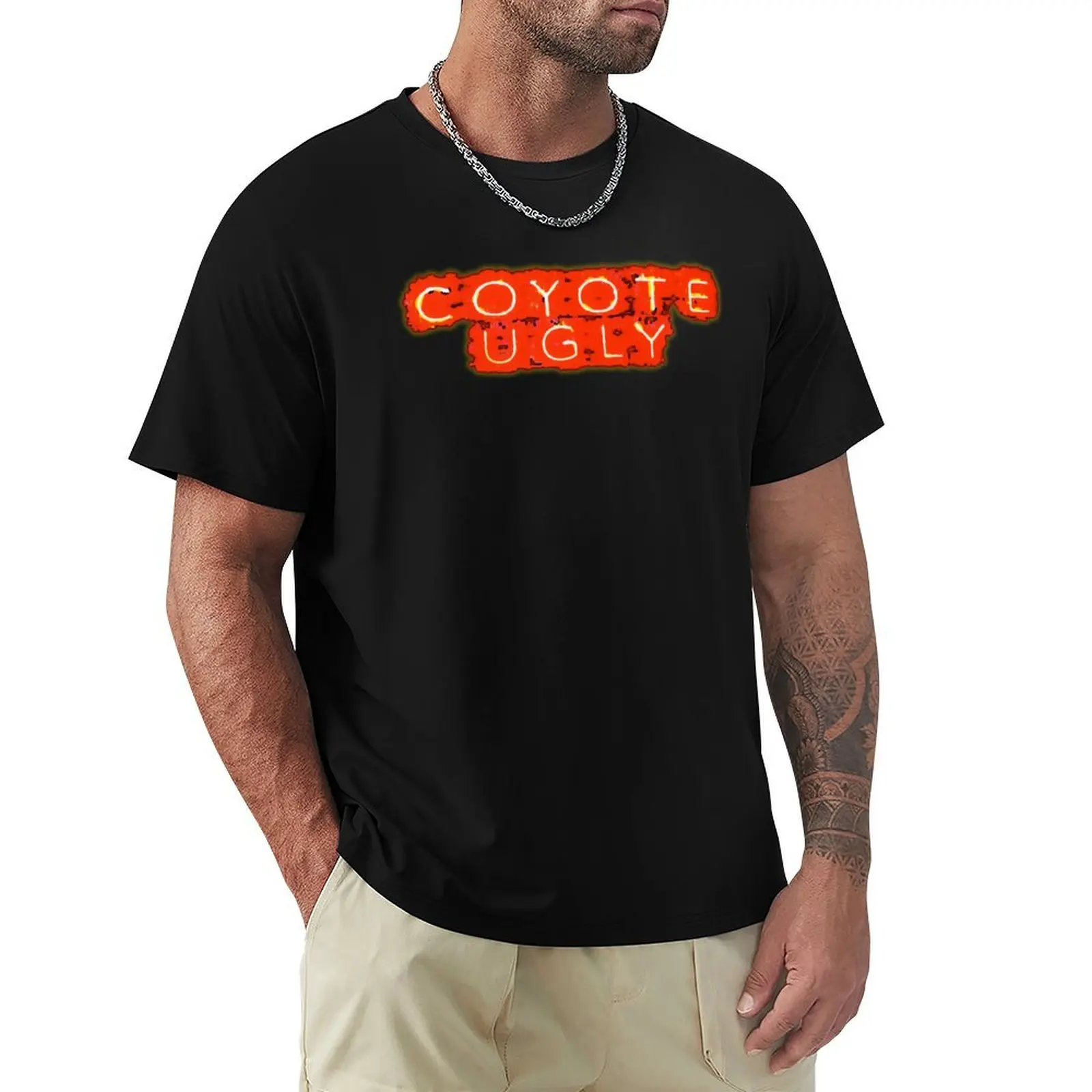 

Coyote T-Shirt oversized gifts for boyfriend boys whites quick-drying t shirt men 100℅ cotton