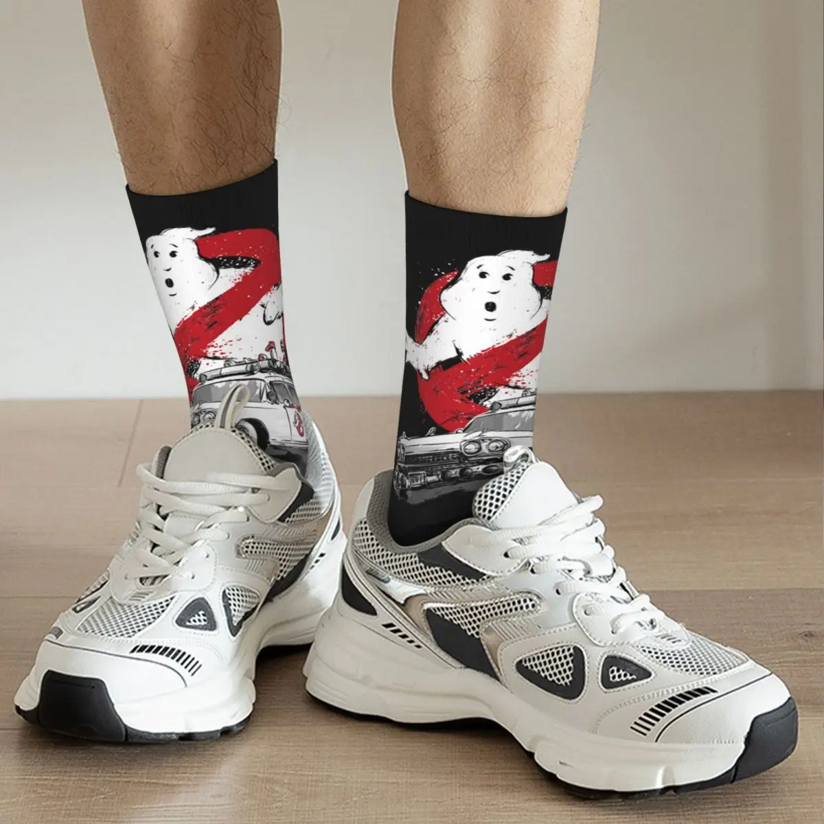 Autumn Winter Harajuku Unisex Ghostbusters Monster Movie Socks Ghost Busters Non-slip Crew Socks