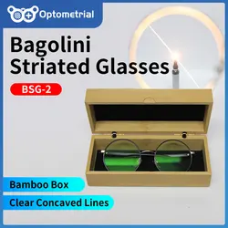 Luxaury Bagolini Striated Glasses Test| BSGT Eyeglasses Luxury Bamboo|Bnormaretinal minimally Dissociative for the assessment