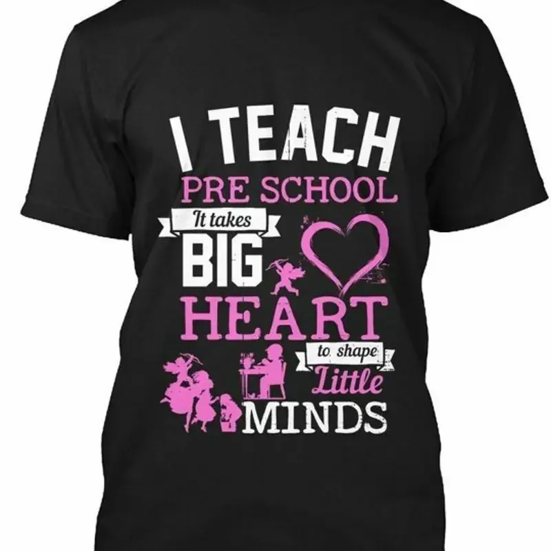 Supersoft Fun Funny S I Teach Pre School It Takes T-shirt Made In USA S-5XL