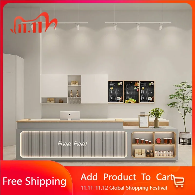 

Restaurant Modern Information Reception Desk Luxury Mobile Advisory Cabinet Reception Desk Executive Mostrador Unique Furniture