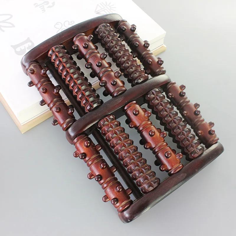 

Foot Massage Traditional Wooden Roller Massager Without The Need Electricity Stress Relief Relaxation Health Care Therapy