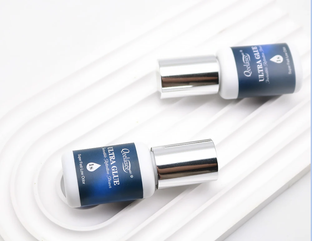 Qeelasee Professioneller Wimpernkleber 1s, schnell trocknend, wasserdicht, langlebig, mildes Wimpernverlängerungs-Make-up für den Salon – Detail 16