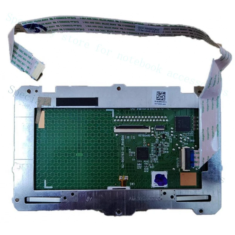 A+  Touchpad w/Cable 0GX9KN 0T98N2 for DELL Latitude 7420 E7420 Silver/Black