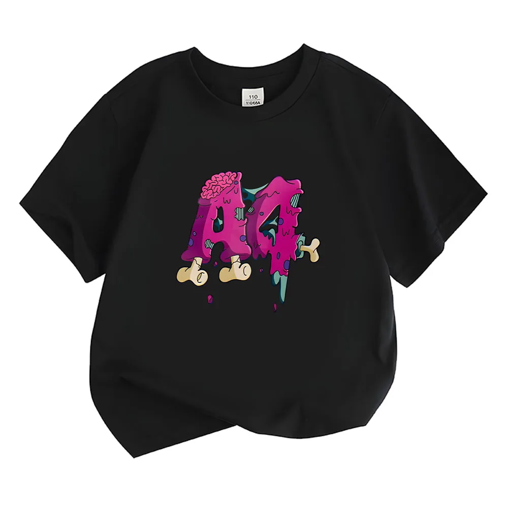 Влад Бумага А4 New T-shirt Cotton Anime Tee-shirt for Boys/girl Tops Merch A4 T-shirt Pride Tshirt Kawaii Short Graphic Printing