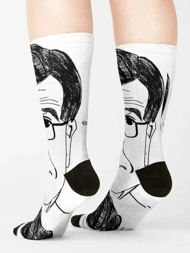 Stephen Colbert Caricature Socks hip hop Running floral winter gifts Socks For Girls Men's