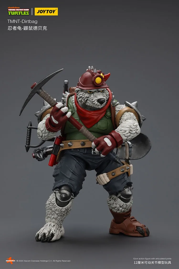 

JOYTOY TMNT-Dirtbag Action Figures Doll Decoration Toy Gift Collection Original Model Collectn