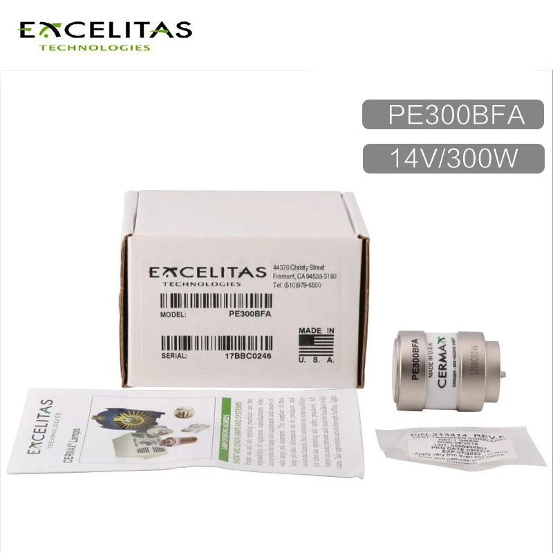 EXCELITAS PE300BFA Endoscope short arc xenon lamp 300W Endoscope cold light source