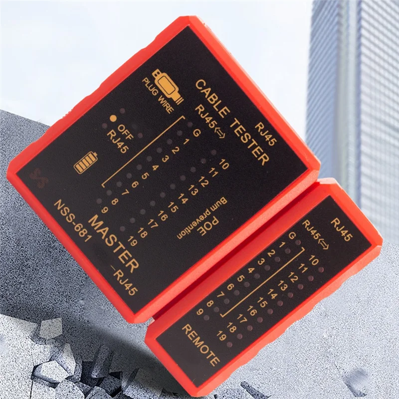 A53Q-Tester per cavi di rete Cavo di rete Strumento a prova di masterizzazione Linea digitale ad alta definizione