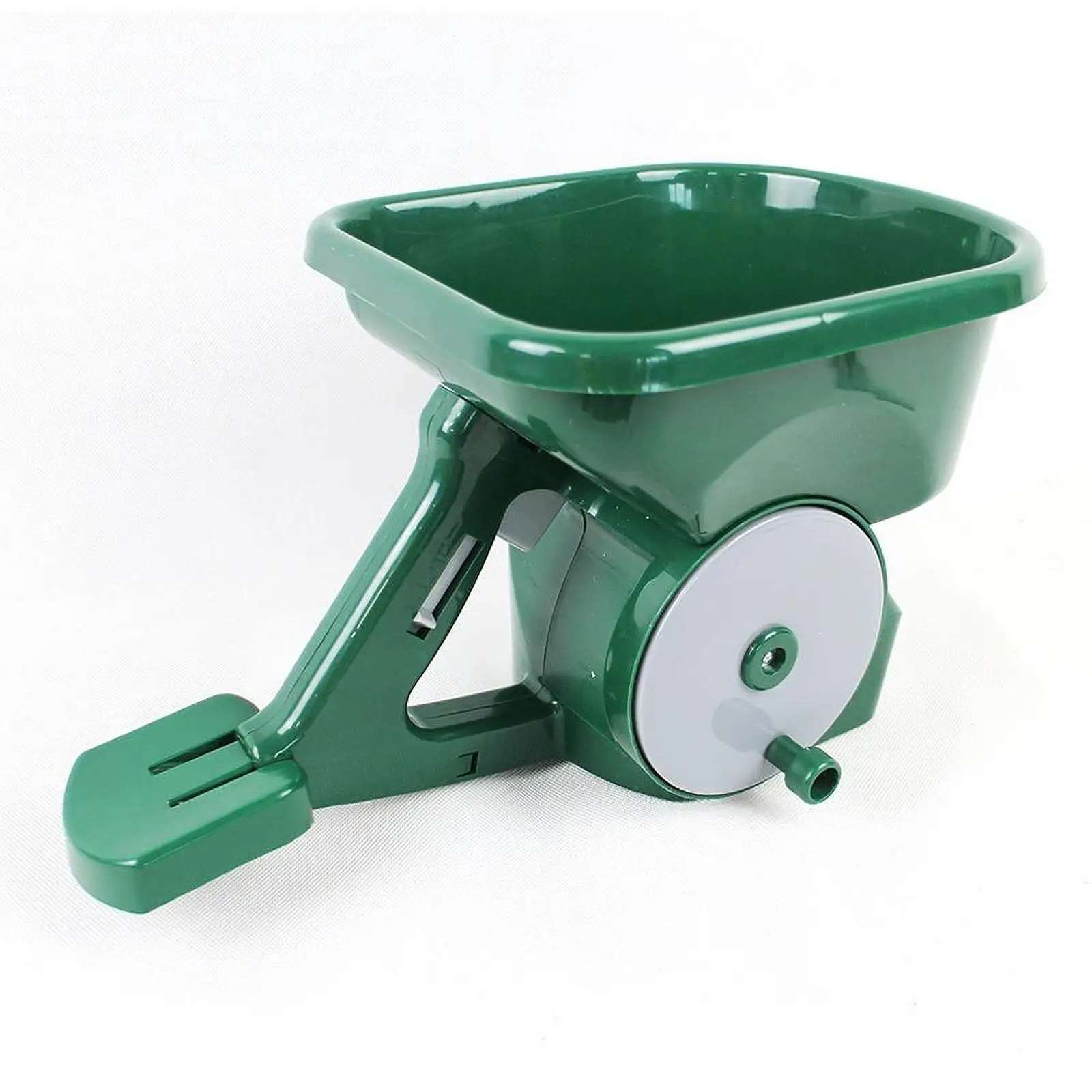 

Handheld Spreader Portable Manual Fertilizer Crank Handle Large Capacity Seeder for Farmland Fertilizing Backyard Gardening Tool