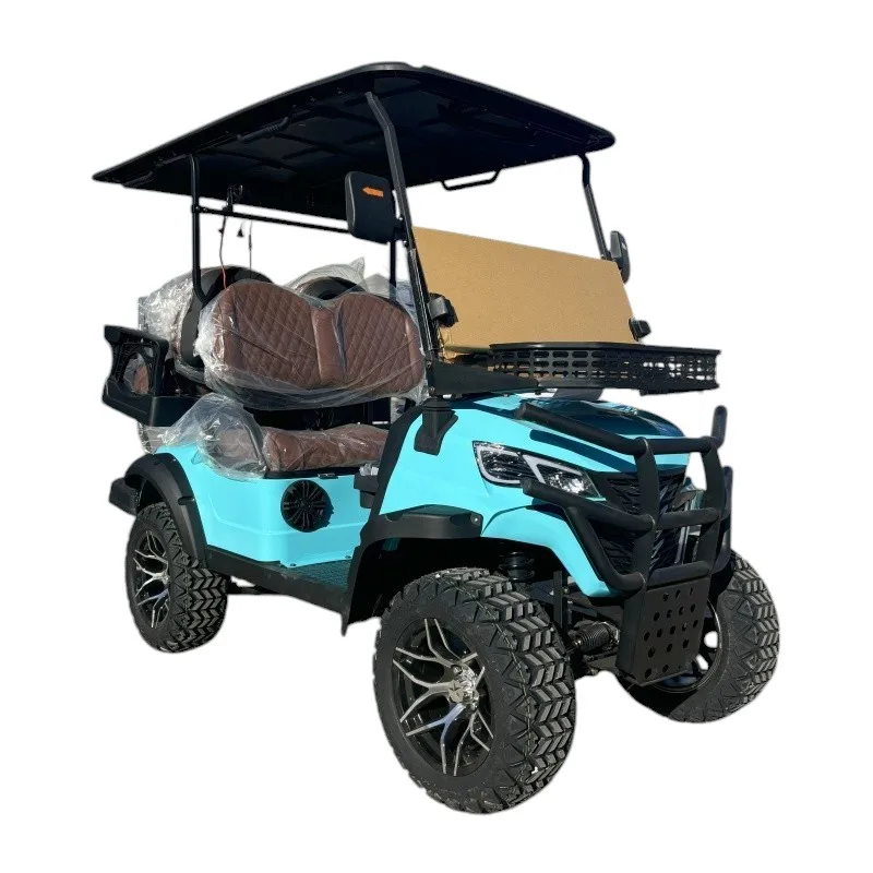 Affordable Club Car 4 6 8Seater Chinese Golf Car Off Road Buggy 5000/7500W Electric Golf Cart