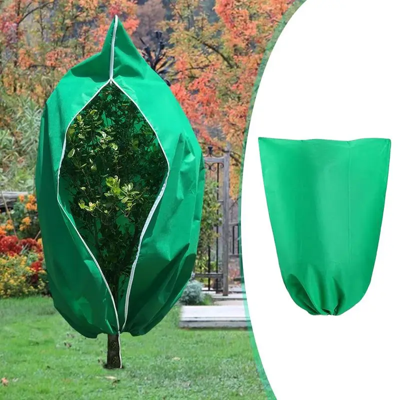 Frost Protection Cloth 79x71inches Freeze Protection Plant Winter Frost Blanket Reusable Drawstring Cold Weather Frost Cloth