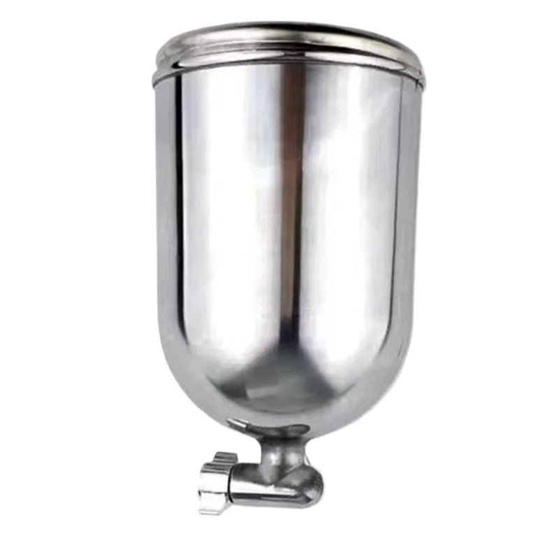 スプレーガン サイドポット 400ml アルミ合金 大型ティーポット 600ml ステンレスティーポットカップ W77 ガンポット 付属品容器