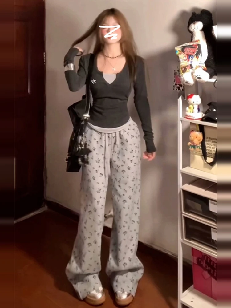 Ensemble de pulls en tricot longs coréens doux et épicés pour femmes, coupe ajustée, automne-hiver, style décontracté, faux deux pièces