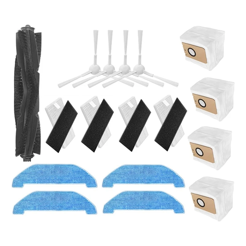 Staubsauger Hauptbürste Roller Seitenbürste Filter Mopp Pad Staubbeutel Ersatz Zubehör Für Neabot Nomo Q11