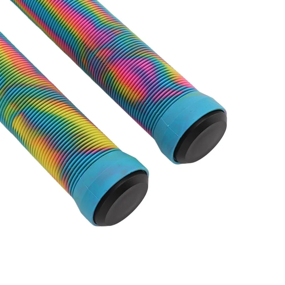 

1 Pair Anti-Slip Bike Handlebar Grip Shock Absorbing Rubber Bike Handle Cover 22.2mm Diameter Ergonomic