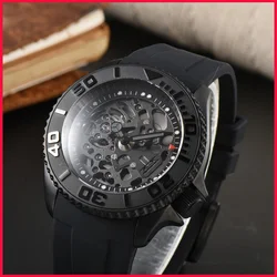 41mm Men's NH72 NH70 Watches Hollowed Out Design Dial Waterproof Luminous Sapphire Crystal Stainless Steel Case Man Wristwatches