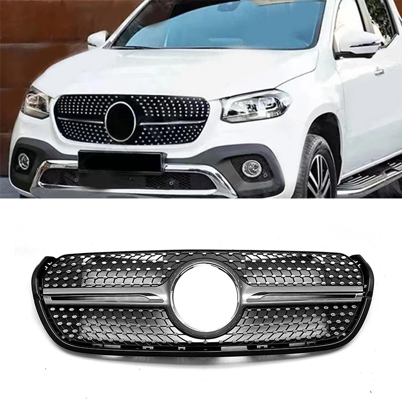 Front Grille Grill For Mercedes Benz X-Class br470 X470 W470 2018 2019 2020 2021 2022 Tuning Accessories Grills