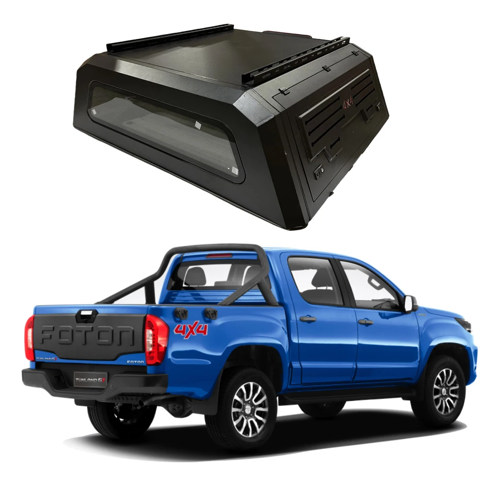 

KQX 4x4 Shark 6 Pickup Truck Hardtop Canopy Universal Aluminum Alloy Retractable Bed Cover Waterproof Hard Shell Truck Topper