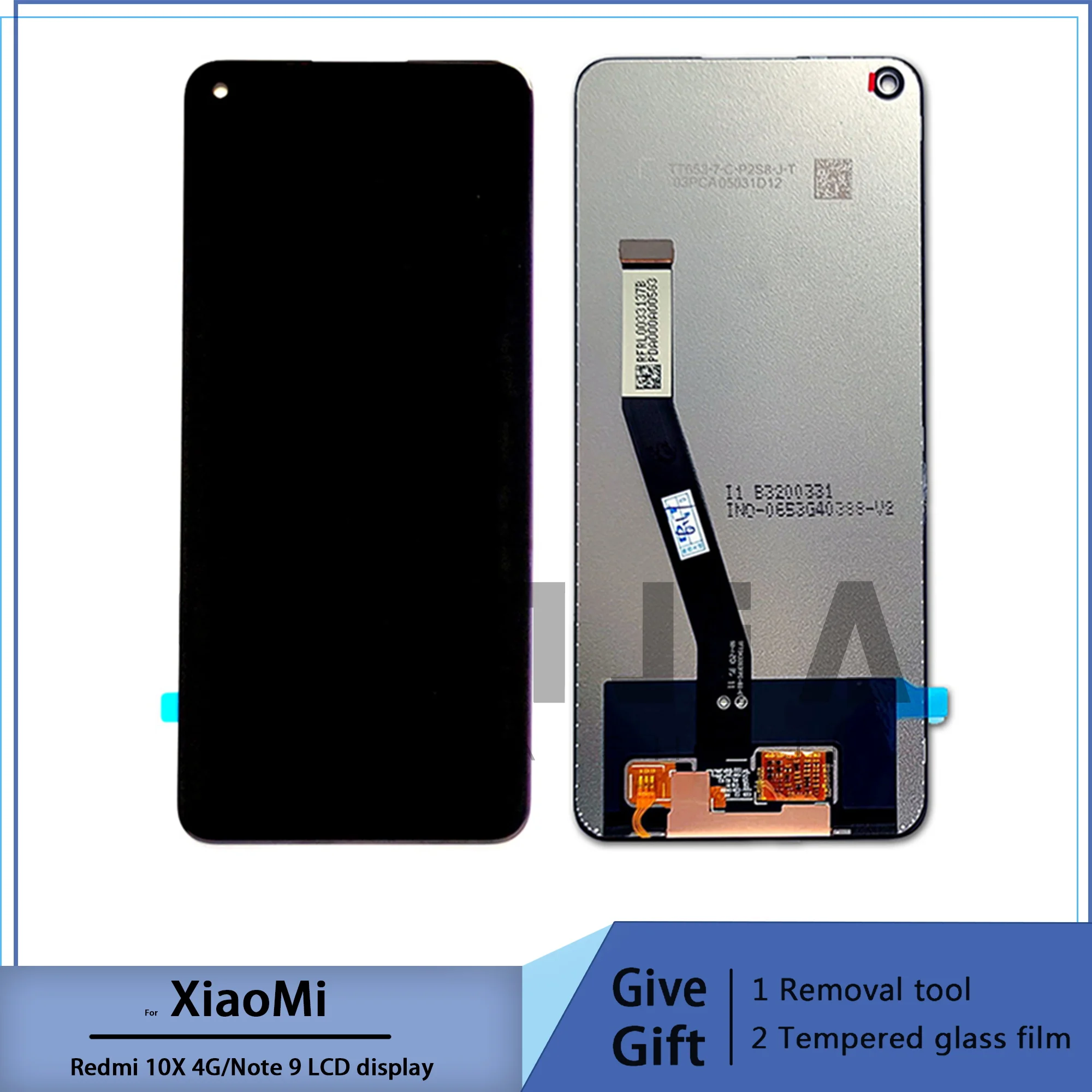 

For xiaomi redmi note 9 lcd screen, 6.53 inch, with touch screen, digitizer, mount for xiaomi redmi 10x 4