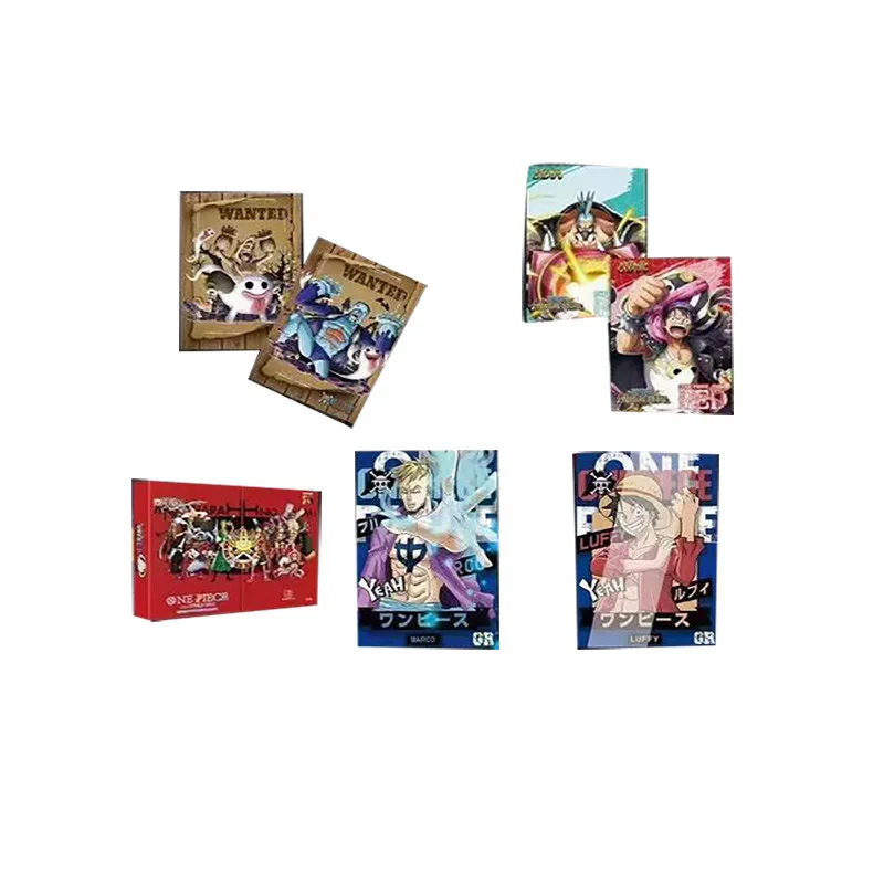 

One Piece Collection Cards Digital Effect Bronzing Hot Blood Route Glue Metal Stamp Card Playing Cards Table Games