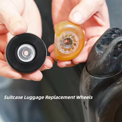 Silent Suitcase Wheels Rubber Trolley Luggage Casters High-Quality Durable Travel Bag Wheel Repair Accessories for Quiet Rolling - Image 4