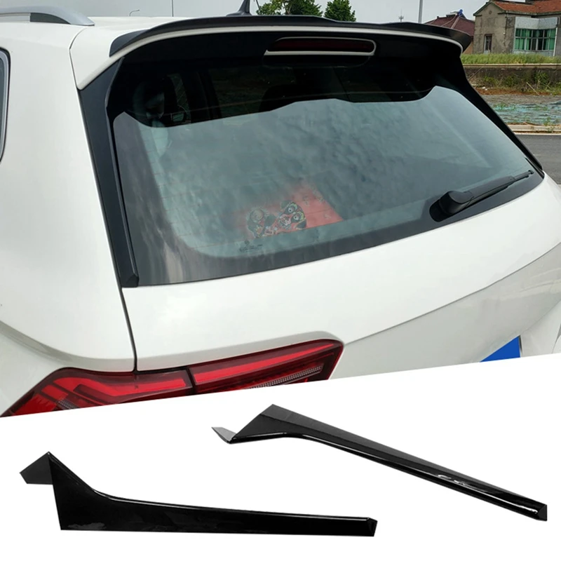 

Car Glossy Black Rear Window Side Spoiler Canards Splitter For- Tiguan R-Line 2017-2022 Windshield Trim Sticker