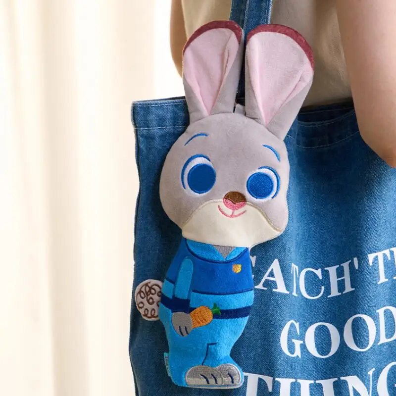 Disney Zootopia Nick Wilde staande houding pluche etui Draagbare make-up briefpapier Opbergtas Handtas hanger decoratief