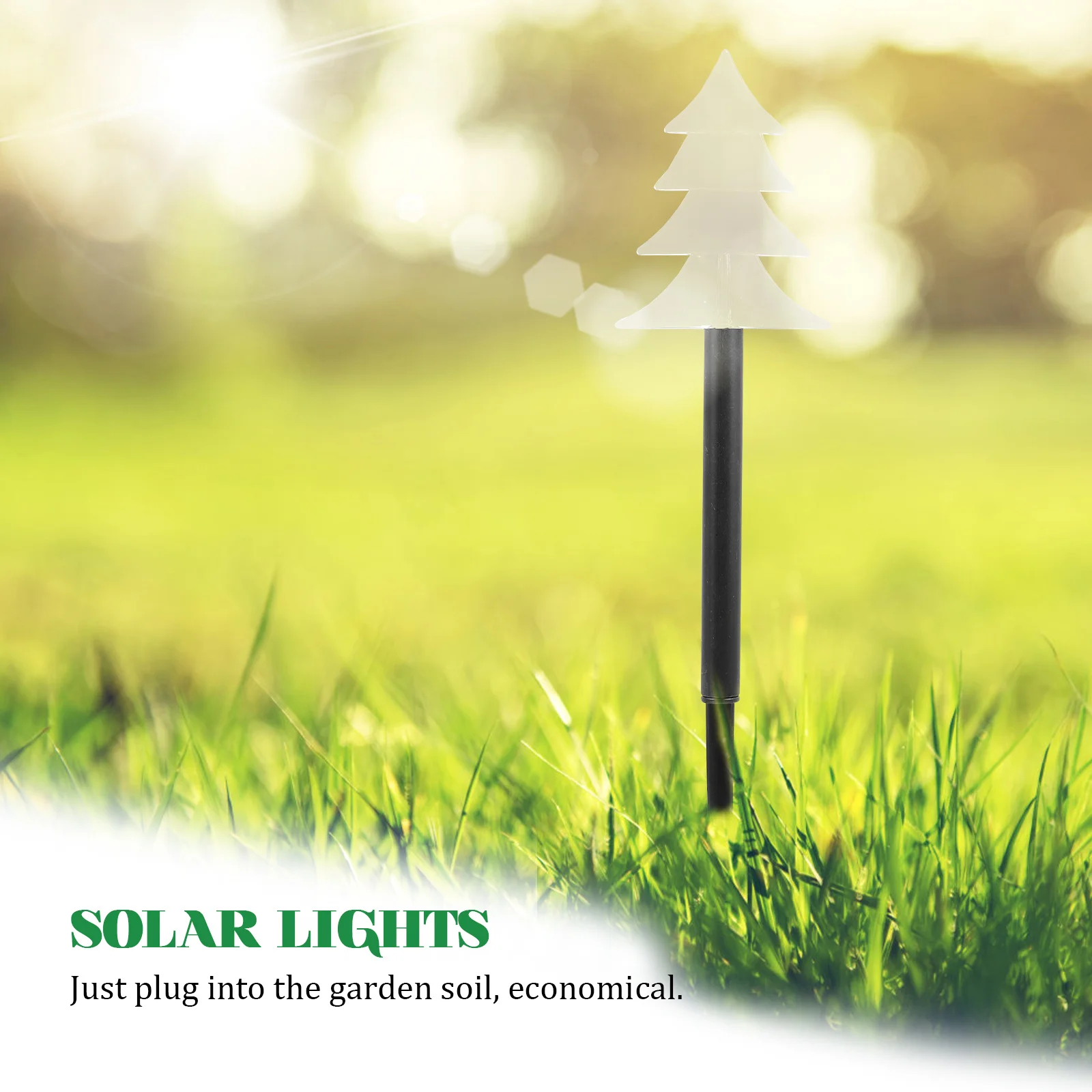 

5Pcs Solar Light Accessories Creative Xmas Lamp Decors Easy Outdoor Garden Lawn Holiday Lighting Creative Light Accessories