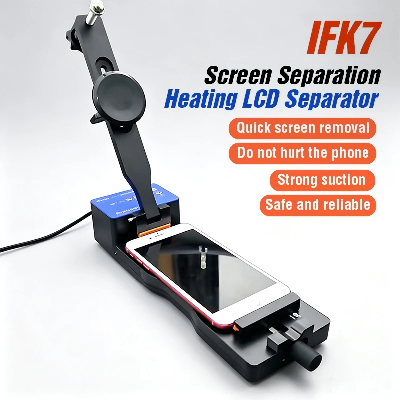 IFixes IFK7 Heating Screen Separator Preheat Puller Tension Screw Strong Suction for IOS Android Phone Screen Disassembly Repair