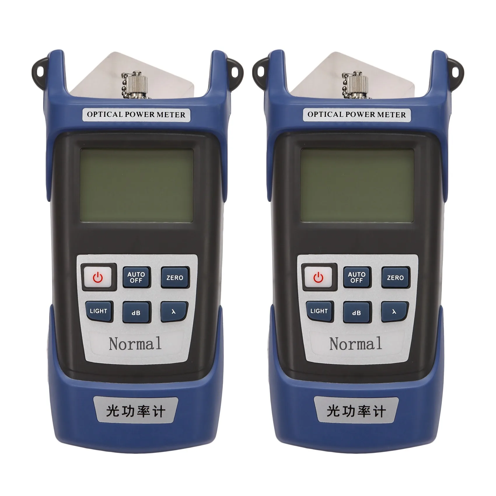 clinch 2X Handheld Optical Power Meter High Precision Optical Fiber Tester Optical Attenuation Test with Fc/Sc Adapter