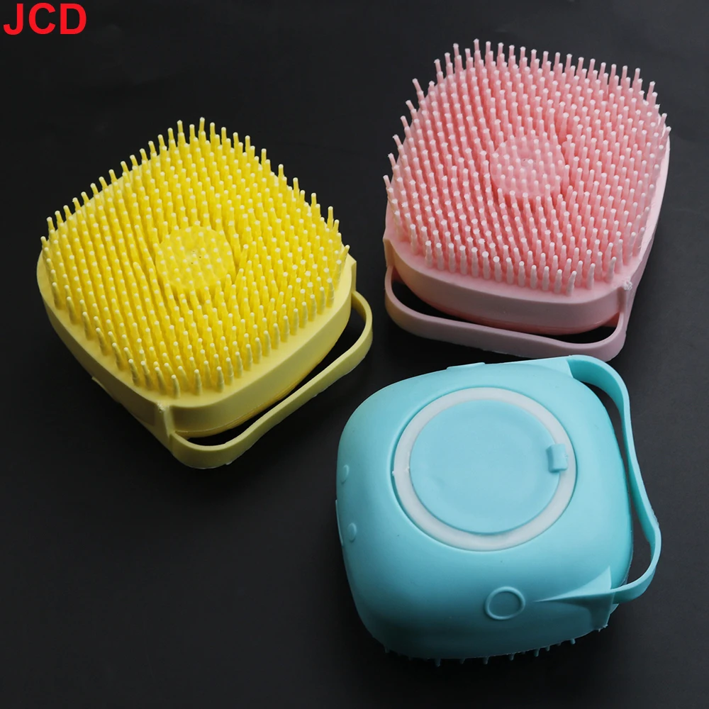 JCD Back Massager Dead Skin Remover Bathing Tools Silicone Body Scrub Exfoliating Shower Brush Bath Exfoliator Skin Cleaner