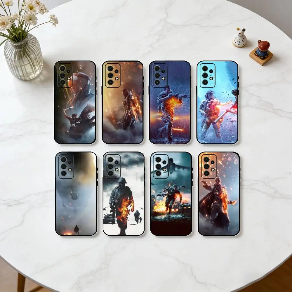 B-BattlefieldS 6 shooting  Phone Case Black Silicone Soft For Samsung S25,S24,S21,S22,S23,S30,Ultra,S20,Plus,Fe,Lite