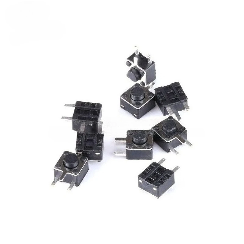 20 piezas lado tres pies 4,5*4,5*3,8 MM micro interruptor táctil interruptor de botón
