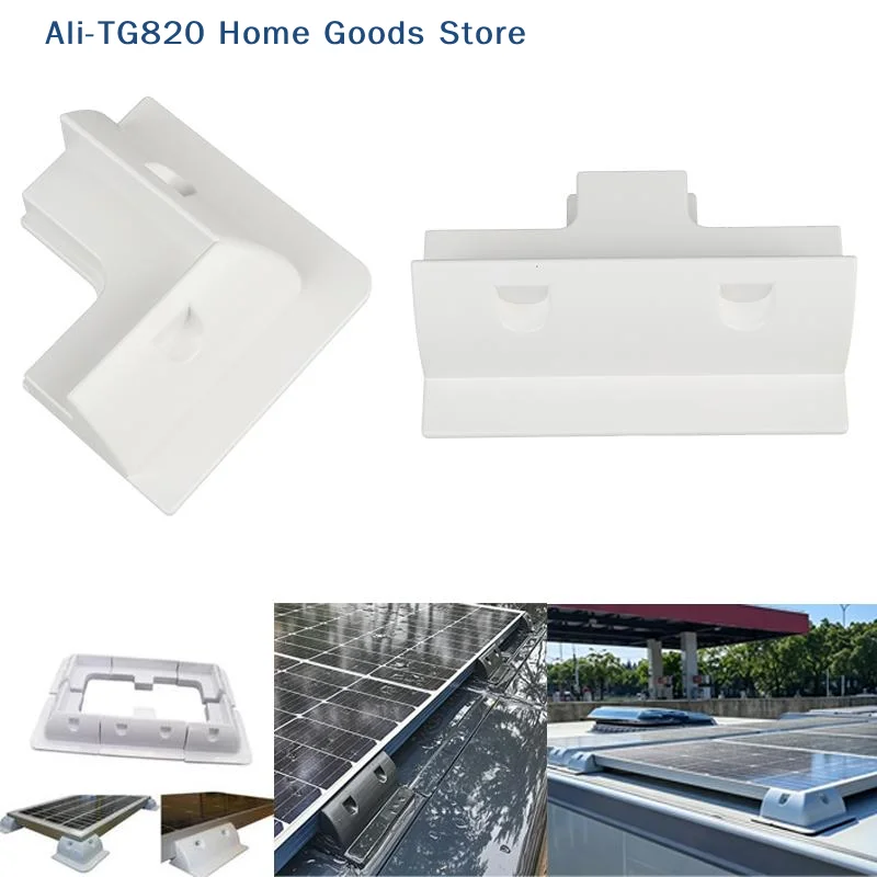 [TG820]Solar Panel Mounting Bracket Installed In RV Caravan Camper Deck Of Yacht ABS Plastic Waterproof Solar Support