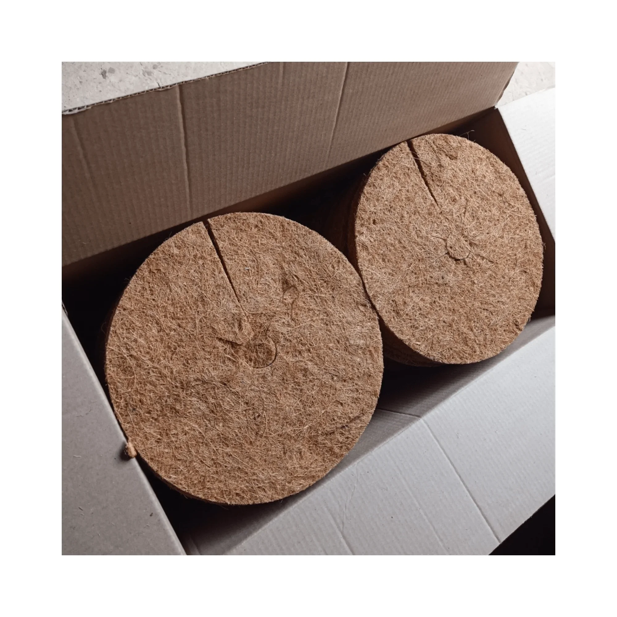 Włókna kokosowe Mulch Ring Protector Mat Coco Coir Mulch Protection Tree Ring Mats Tree Disc Quality Best Coir Disc