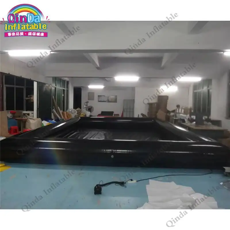 مسبح رملي كبير قابل للنفخ للأطفال ، 8 × 8 × m ، للحديقة المائية