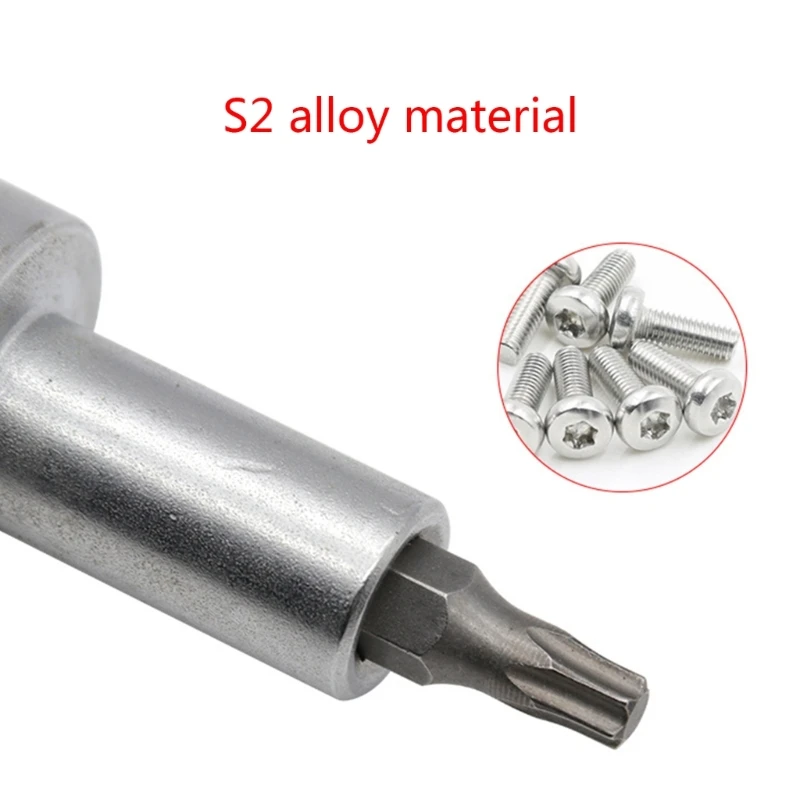 Narzędzia do naprawy wkrętaków 25 mm Wkrętaki Wiertło chwytem Torx do wymiany narzędzi ręcznych gospodarstwa domowego