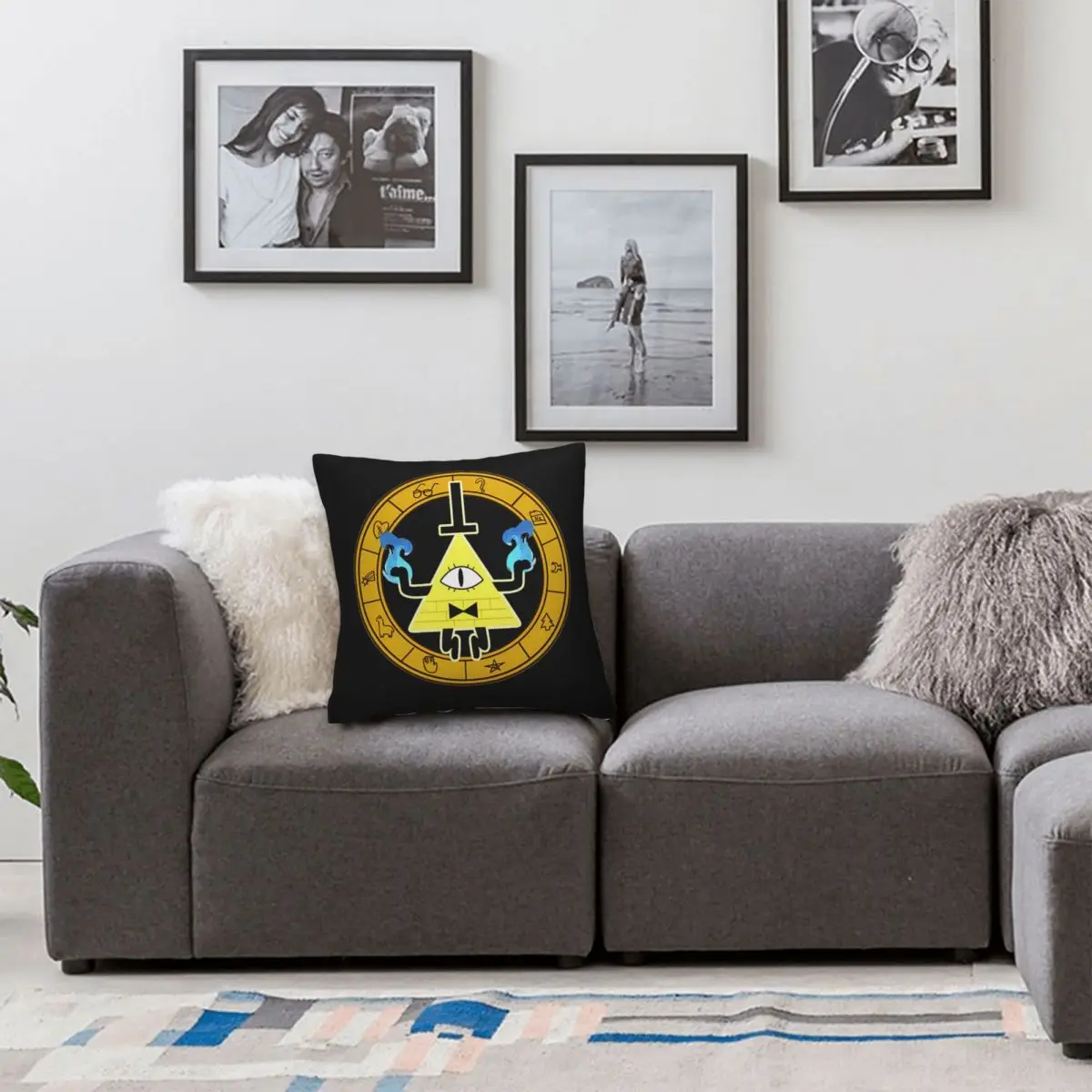 Always Watching Bill Cipher Pillowcase Printing Cushion Cover Decorative Gravity Falls Throw Pillow Case Cover Car 45*45cm