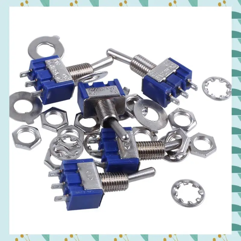 

A71P 20 шт. AC 3A/250 В 6A/125 В ON/ON SPDT Mini 2-позиционный тумблер с фиксацией