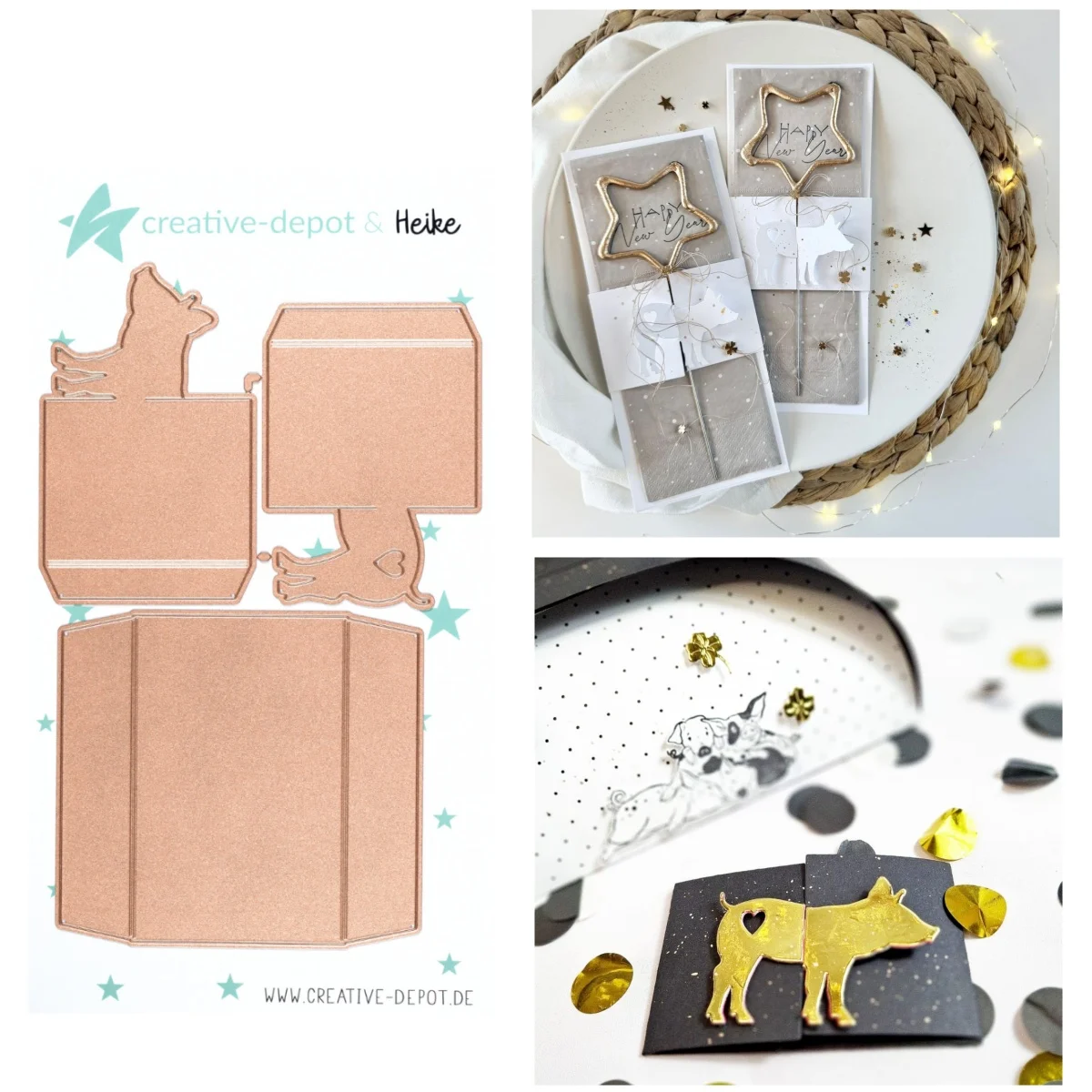 

2026 Star Heart Coffee Mug Box 3D Schneeflocke Flower Metal Cutting Dies Hot Foil DIY Scrapbook Embossed Card Craft Decoration