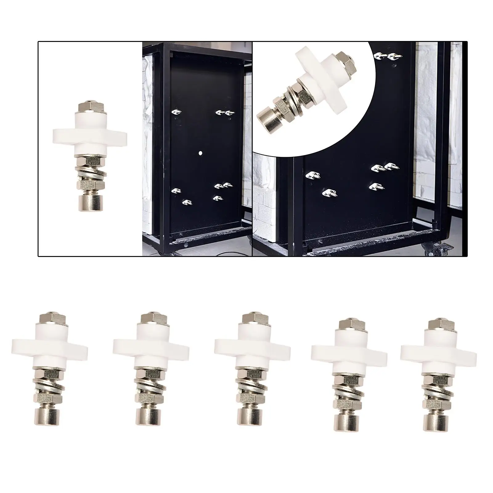 Terminal Block for Electric Kilns Crafting Supplies Spare Part Copper Compact Easy Installation Pottery Tool