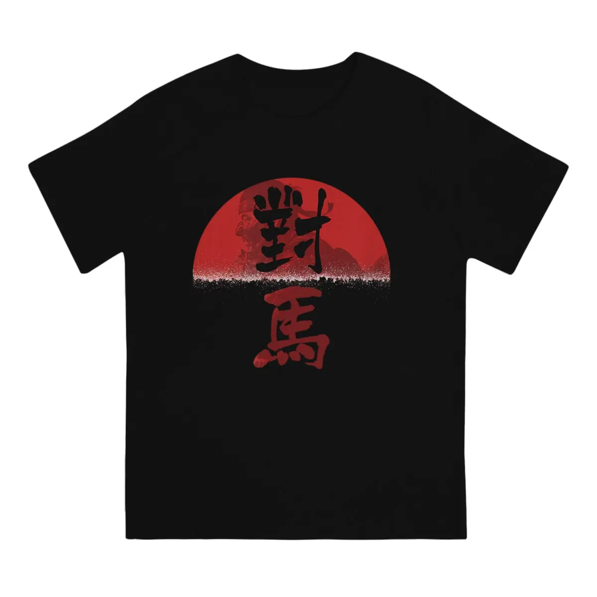 Essential1 Men T Shirts Ghost Of Tsushima Jin Sakai Vintage Tees Short Sleeve Round Collar T-Shirts Cotton 4XL 5XL Clothing